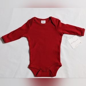 Starting Out Baby Red Long Sleeve Bodysuit Size:3